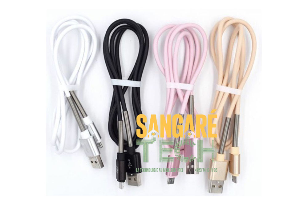 Câble de Charge USB Type-C Tressé Résistant
