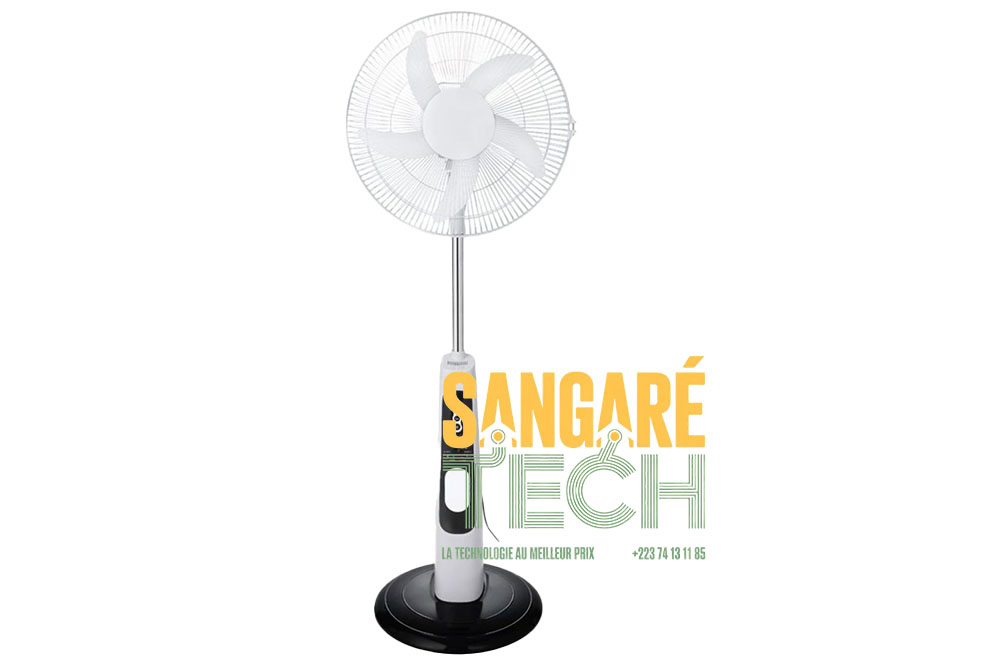 Ventilateur sur pied rechargeable