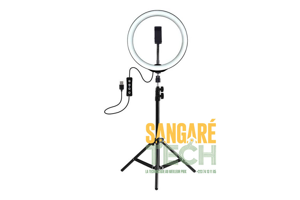 Ring Light LED Professionnel avec Trépied et Support Téléphone