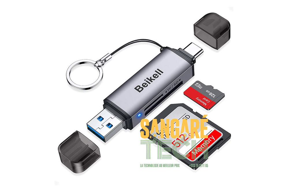 Lecteur de Cartes USB & Type-C Multifonction 2-en-1